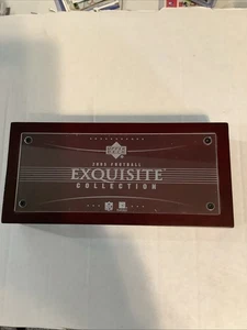 Upper Deck 2005 Football Exquisite Collection Empty Cherrywood Box! Schön! - Bild 1 von 7