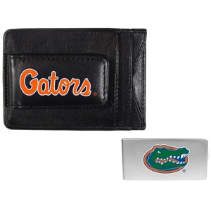 NCAA Florida Gators Unisex Leather Cash & Cardholder & Money Clip, Black, One... - Bild 1 von 6