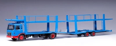 IXOMODELS - MAN 4x2 porta coches con remolque 2 ejes 1970 azul - 1/43 - IXOTT... - Imagen 1 de 2