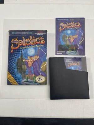 Solstice: The Quest for the Staff of Demons (Nintendo, 1990) NES CIB Tested - Image 1 of 4