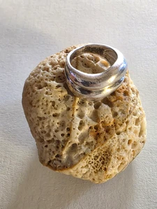 Ilias Lalaounis Sterling Silver 925 Ribbed Wave Patttern Ring. Size US 5, U 50. - Picture 1 of 9