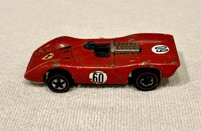 1970's Hot Wheels Redline Ferrari 312P Red Enamel Grand Prix Series - Image 1 of 4