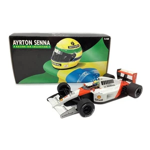MINICHAMPS MP4_6Senna 1/18 McLaren Honda F1 1991 Ayrton Senna Near Mint GERMANY - Picture 1 of 7
