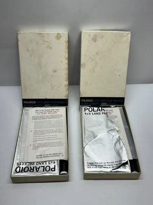 Película fotográfica Polaroid Land 3000 velocidades tipo 47 vintage caducada NUEVA Foto 1 de 4