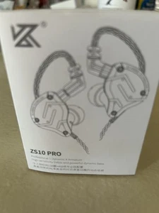 KZ ZS10 Pro, Linsoul 5 Driver in-Ear HiFi Earphones No Mic Black - Picture 1 of 1