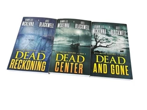 Dead Center, Reckoning, And Gone Dawn Lee McKenna & Axel Blackwell Lot Of 3 - Picture 1 of 2