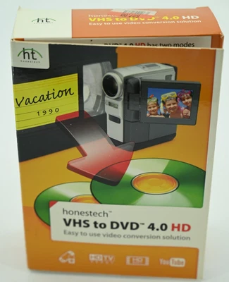 Honestech VHS to DVD 4.0 HD - Easy to Use Video Conversion Solution NEW Sealed - Image 1 of 4