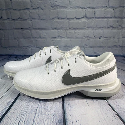Zapatos de golf Nike Air Zoom Victory Tour 3 grises blancos tacos DV6798-100 para hombre talla 6 Foto 1 de 4