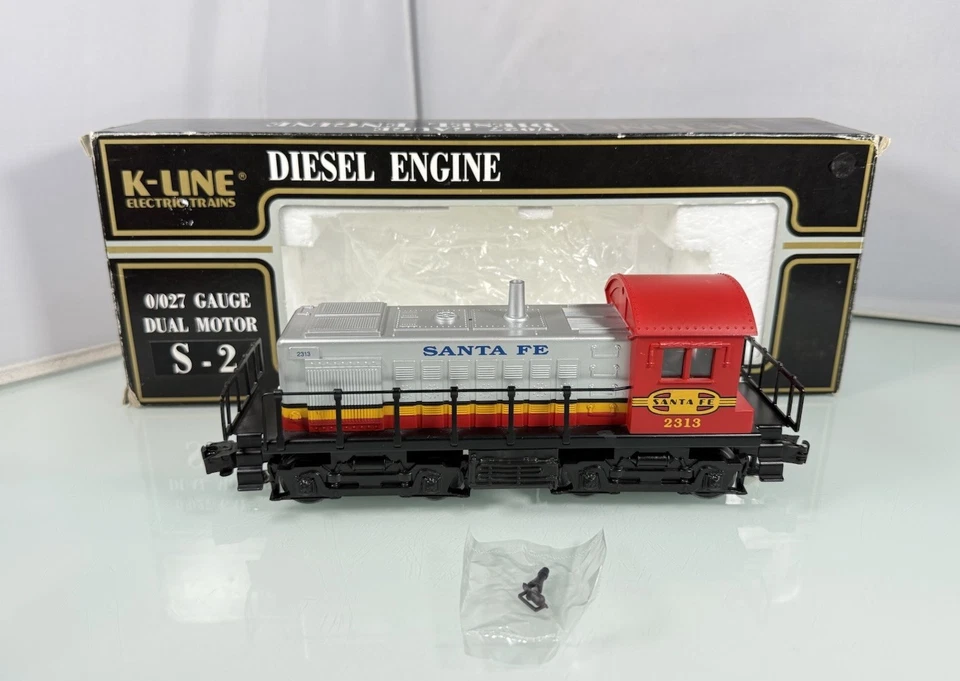 VTG K-Line O O27 Gauge MDK2313 Santa Fe S-2 Dual Motor Diesel Engine Locomotive - Image 1 of 4