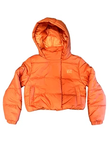Nueva chaqueta acolchada recortada Vans para mujer coral óxido talla S - Imagen 1 de 1