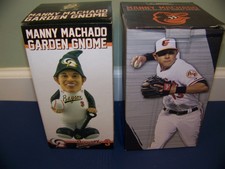 Manny Machado Minor League Baysox SGA Garden Gnome & Platinum Glove Bobblehead