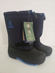 Kamik Rocket Winter Kids Black Insulated Reflective Waterproof Sz-7 Boots New-NB - Picture 1 of 12