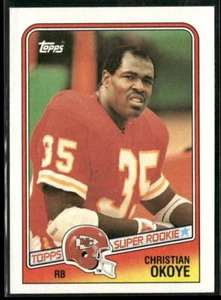 Christian Okoye 1988 Topps #363 - Kansas City Chiefs - Picture 1 of 2
