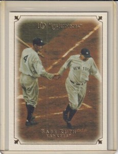 2007 UD Masterpieces #1 Babe Ruth