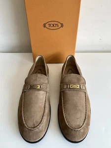 TODS PLAQUE LOAFERS UK 10 - Picture 1 of 9