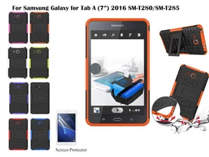 Funda de soporte/protector de pantalla de alta resistencia para Samsung Galaxy Tab A (7") 2016 - Imagen 1 de 10