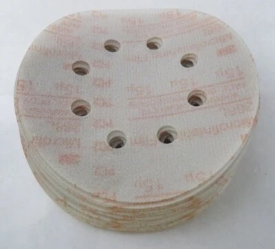 Bosch RSM15 5" 15 Micron Microfinishing Film Sandpaper Disc 25pcs - Image 1 of 2