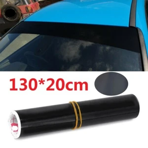Tira de sol negra brillante para parabrisas de coche tira solar palos parabrisas parasol - Imagen 1 de 9