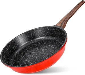 Sartén antiadherente, sartén antiadherente de granito de 11 pulgadas sartén para huevos tortilla Pa - Imagen 1 de 5