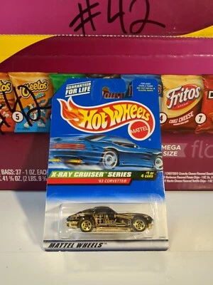 Hot Wheels '63 Corvette X-Ray Cruiser Series Black/ Vintage 1998/ Brand New - Image 1 of 4