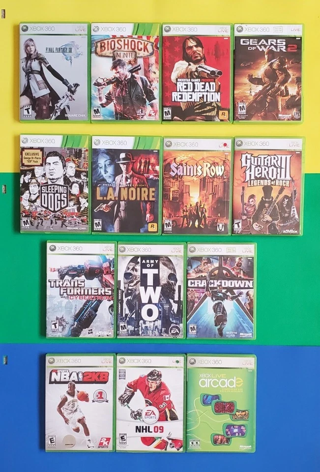 LOTE MIXTO 14 JUEGOS XBox 360 ** TRANSFORMERS WFC 🔥🔥 Completo (Bueno-Muy Bueno) Foto 1 de 4