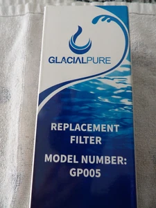 Glacial Pure Refrige Water Filter   Model Number: GP005 look on box for model# - Picture 1 of 3