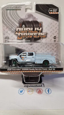 Greenlight Dually Drivers Series 13 Gulf Oil 2018 Chevrolet 3500HD Dually (C12) - Immagine 1 di 2