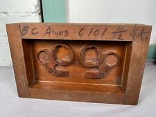 Vintage Wood Foundry Form, Mold Box ~ Wood Parts Form ~ Wall, Shelf Display