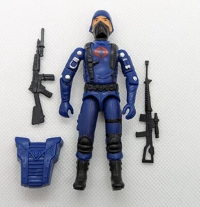 GI Joe schwarz Major maßgeschneiderte Cobra Trooper Viper Pilot rotes Logo ARAH OG '83 Stil - Bild 1 von 3