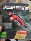 Boîte Pocket Rockets Commodore 64 non testée et vide pour Captain Power