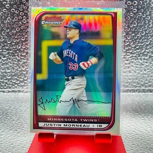 Bowman Chrome #98 Justin Morneau 2008 refractor - Imagen 1 de 2