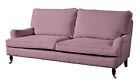 Couch Sofa Textilsofa Polstersofa 3 sitzig Klavierfe weich bequem Textilsessel
