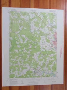 Dover West New Hampshire 1958 Original Vintage USGS Topo Map - Picture 1 of 1