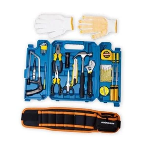 Tool Kit for Home and Tool Belt Kit, Toolbox Include 32PC Complete Tool Box - Picture 1 of 7