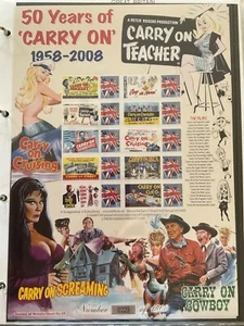2008 50 Years of Carry On History of Britain No 19 Limited Edition Smiler Sheet - Picture 1 of 1