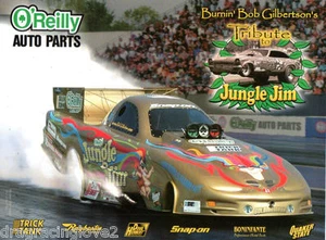 Bob Gilbertson 2003 "Jungle Jim" "Tribute" NITRO Funny Car Original HANDOUT! - Picture 1 of 2