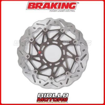 WK085R DISCO FRENO ANTERIORE DX BRAKING TRIUMPH TT 600 2003 - WAVE FLOTTANTE SK2 Foto 1 de 4