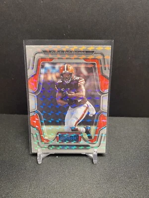 NICK CHUBB - 2022 Panini Playbook - Mosaic Parallel Number 8 - Image 1 of 2