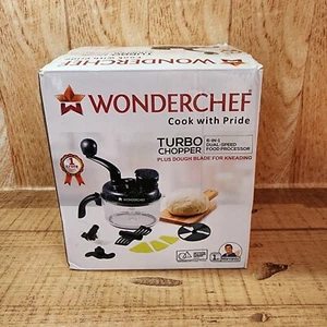 Wonderchef Turbo Chopper 6-in-1 Dual-Speed Food Processor with Dough Blade - New - Bild 1 von 5