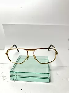 Vintage Renaissance Lux aviator Sunglasses frames 53-20-138mm France HGP - Picture 1 of 3