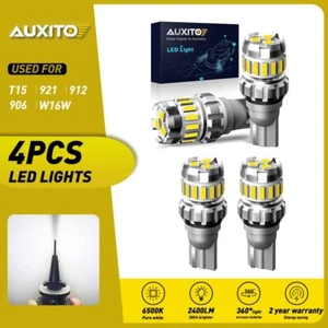 AUXITO LED Reverse Back Up Light Bulb 921 912 W16W 904 916 906 Super White 6500K - Foto 1 di 9