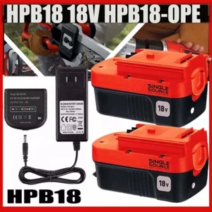 HPB18 18V 244760-00 18VOLT Lithium BATTERY /CHARGER replace for Black and Decker - Picture 1 of 23