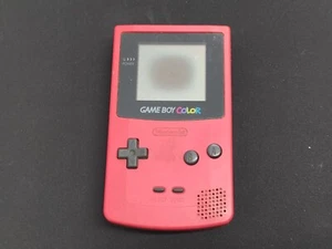 L1340 Console Nintendo Gameboy Color Spedizione Gratuita Rosso Giappone GBC JUNK - Foto 1 di 2