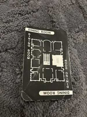 Cluedo Spare Parts Cards & Weapons Pieces Spares Board Game - DINING ROOM - Image 1 of 2