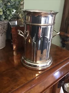A BEAUTIFUL ANTIQUE SILVER PLATED WINE BOTTLE HOLDER, ROBERTS & BELK CIRCA 1900. - Picture 1 of 12