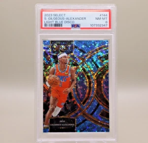2023-24 Select - Premier light Blue Disco Shai Gilgeous-Alexander /99 PSA 8 S007 - Picture 1 of 2