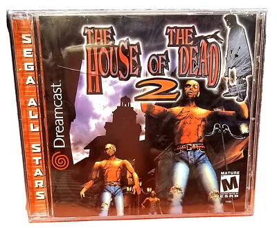 House of the Dead 2 Sega Dreamcast 1999 NEW/SEALED (1" Crack in front of Case) - Image 1 of 4