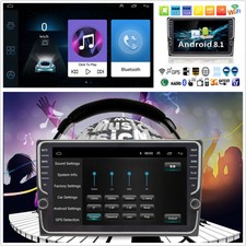 2 DIN 8inch Ultra Thin Car Stereo Radio GPS Navi BT WiFi 3G 4G DAB w/Knob Button