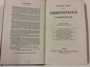 Nouveau guide de la correspondance commerciale Henri Page - Picture 1 of 3