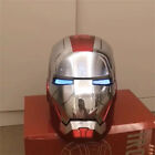 AUTOKING Iron Man MK5 1:1 Kask Do noszenia sterowanie głosem Zdeformowana maska do cosplayu